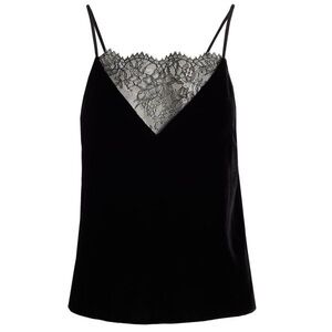 Cami NYC Black Velvet Lace Cami